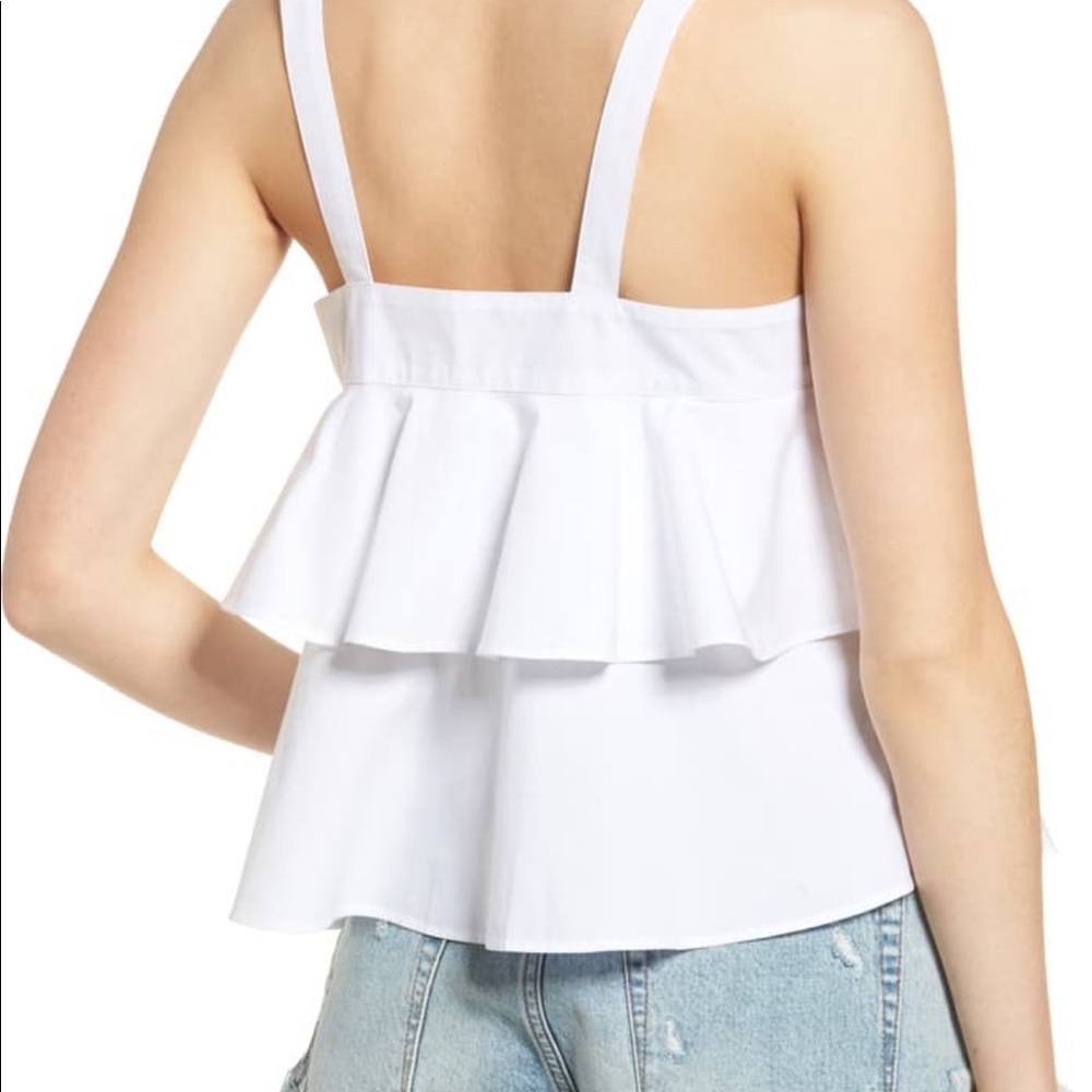 BP Ruffle Cotton Tank - Picture 2 of 5